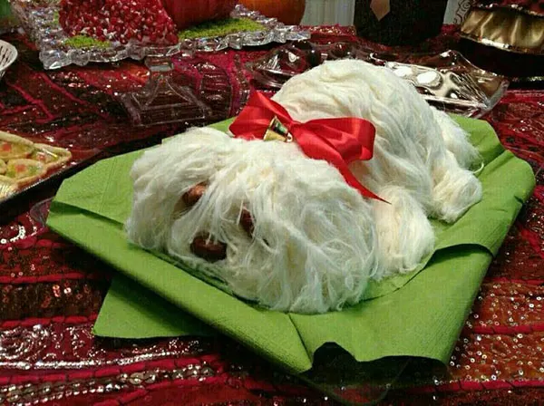 تزیین پشمک برای شب چله 1404؛ وقتی یک خوراکی ساده، ستارهی سفره میشه 23 Woolen decoration for the night of the dead 21