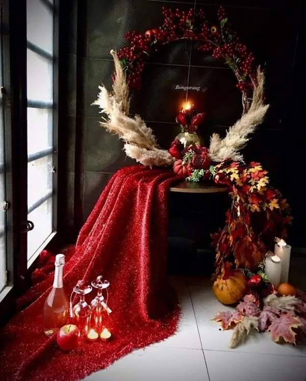 35 ایده دکور شب یلدا برای عکاسی | یه قاب گرم و وایبدار برای عکسای خاطرهساز! 29 Yalda Night Decor for Photography 27