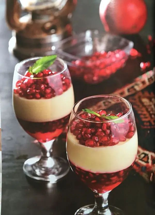 33 مدل ژله شب یلدا لیوانی؛ دسر قرمزِ خوشگل و فوری 🍉 13 Yalda Night Jelly in a glass 12