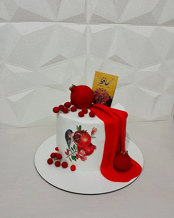 27 مدل مینی کیک شب یلدا؛ کوچولو، خوشگل و کاملاً یلدایی 26 Yalda Night Mini Cake 22