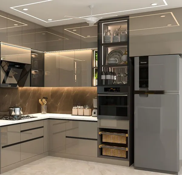 طرح کابینت آشپزخانه جدید 2025؛ جایی که سادگی تبدیل به لوکسبودن میشود 23 kitchen cabinet design diakoland photo 19