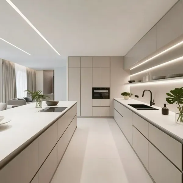 طرح کابینت آشپزخانه جدید 2025؛ جایی که سادگی تبدیل به لوکسبودن میشود 6 kitchen cabinet design diakoland photo 2