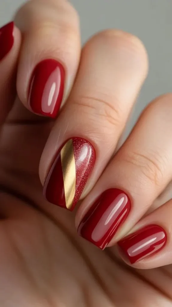 red nail art 19