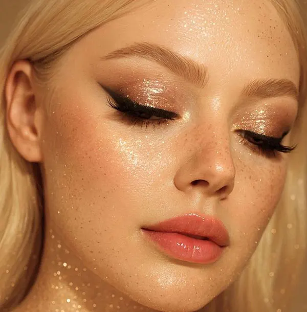 shiny makeup 22