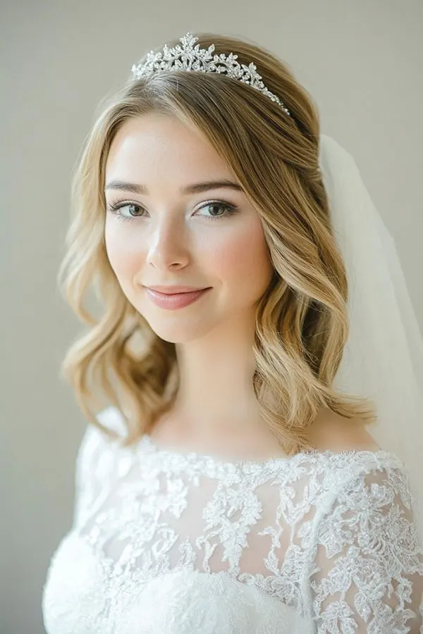 31 مدل مو ساده برای عروسی | شیک و تمیز بدون شلوغکاری! 18 simple wedding hairstyle 16