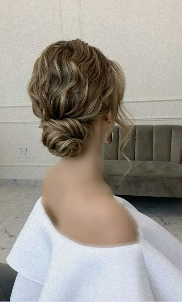 31 مدل مو ساده برای عروسی | شیک و تمیز بدون شلوغکاری! 20 simple wedding hairstyle 17