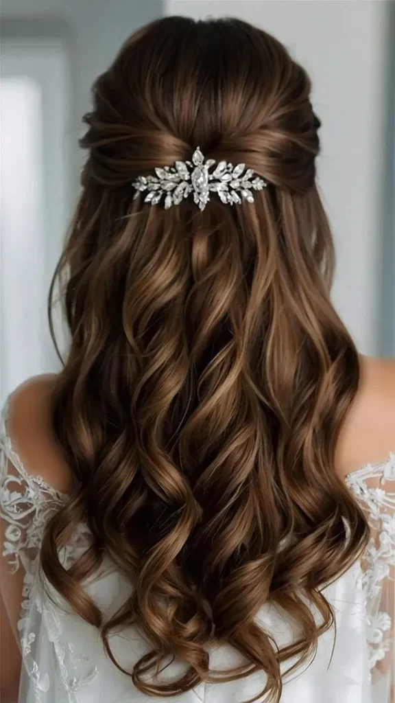 31 مدل مو ساده برای عروسی | شیک و تمیز بدون شلوغکاری! 21 simple wedding hairstyle 18