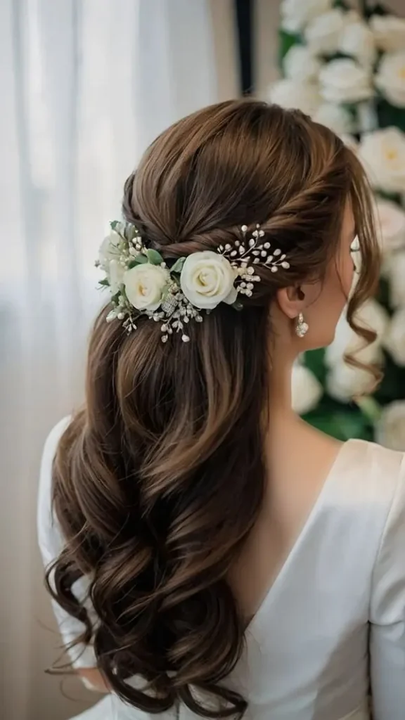 31 مدل مو ساده برای عروسی | شیک و تمیز بدون شلوغکاری! 23 simple wedding hairstyle 19