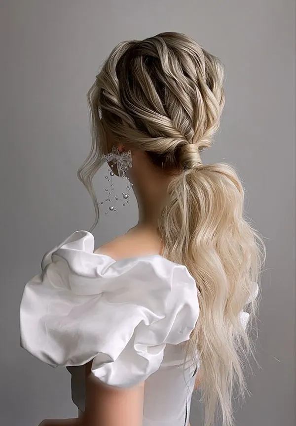 31 مدل مو ساده برای عروسی | شیک و تمیز بدون شلوغکاری! 6 simple wedding hairstyle 4