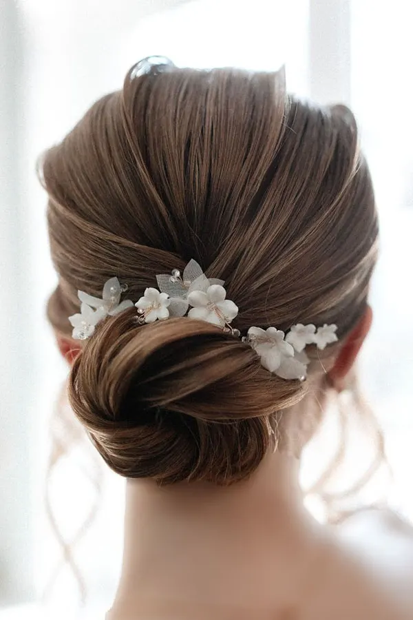 31 مدل مو ساده برای عروسی | شیک و تمیز بدون شلوغکاری! 8 simple wedding hairstyle 6
