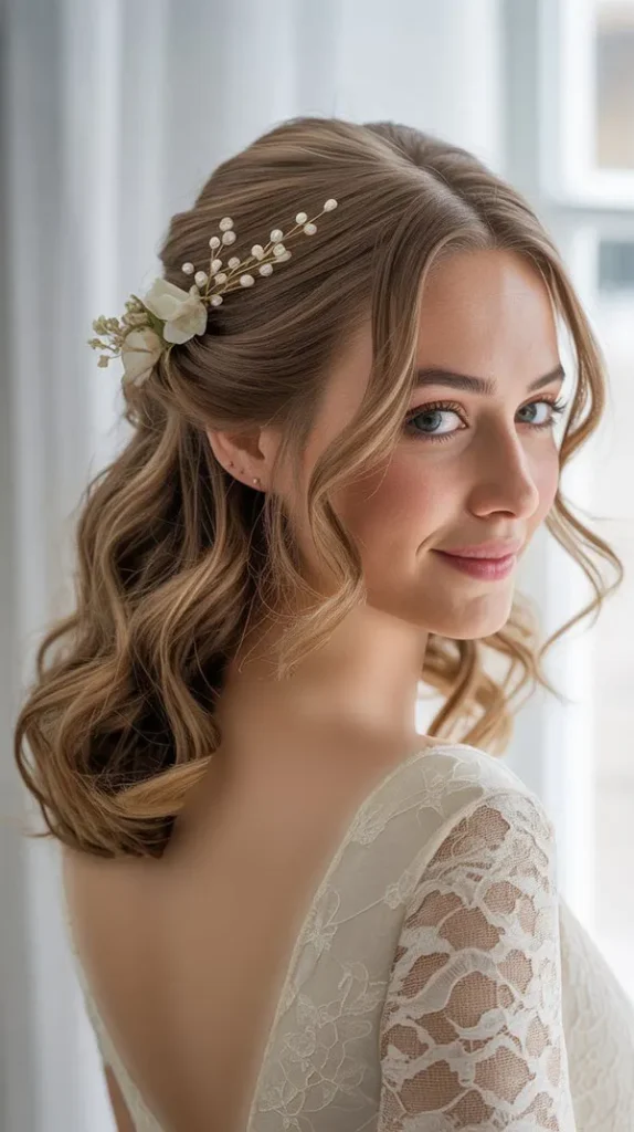 31 مدل مو ساده برای عروسی | شیک و تمیز بدون شلوغکاری! 13 simple wedding hairstyle 9