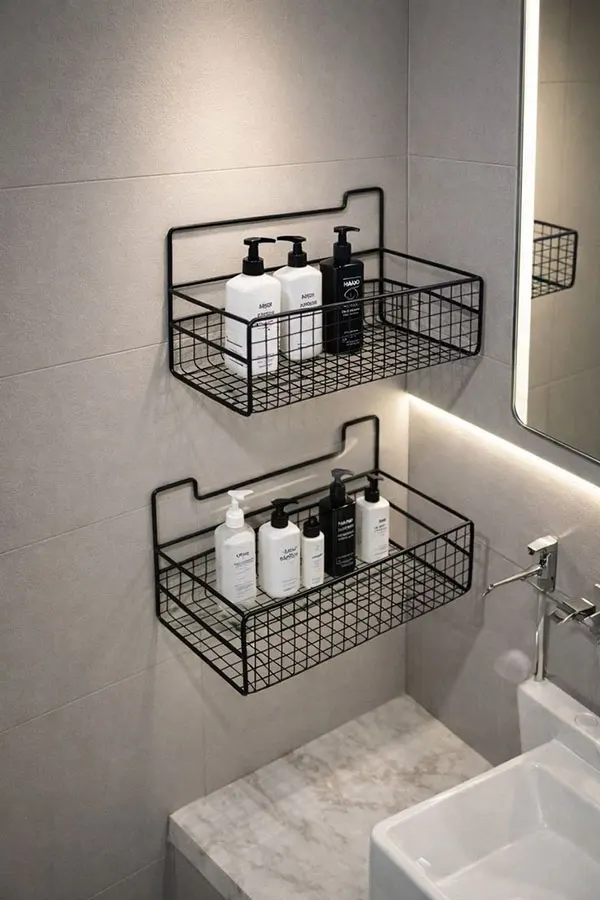 34 مدل چیدمان سرویس بهداشتی؛ ترفندهایی که خونه رو لوکستر میکنه! 15 Bathroom layout 16