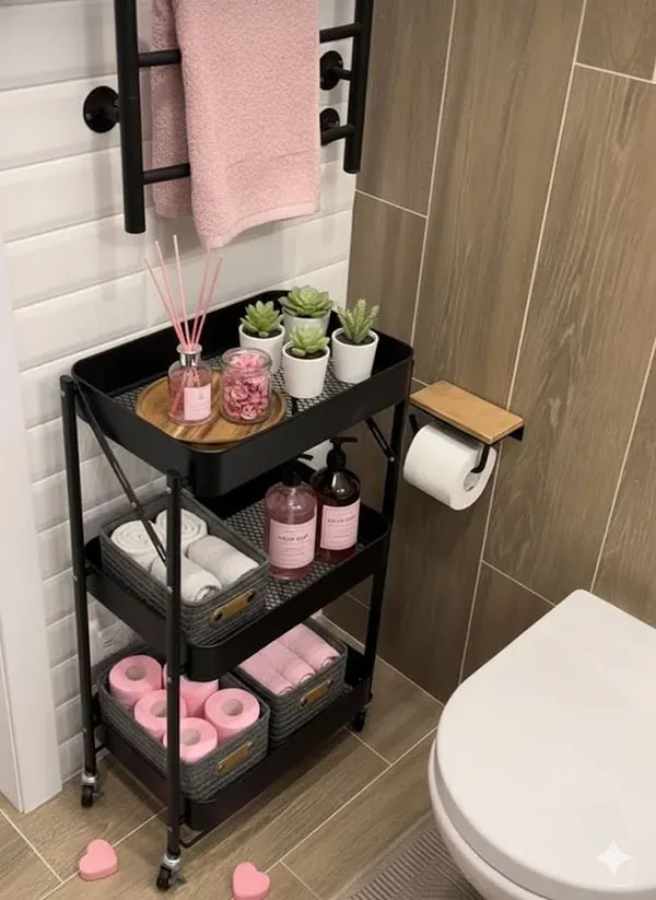 34 مدل چیدمان سرویس بهداشتی؛ ترفندهایی که خونه رو لوکستر میکنه! 27 Bathroom layout 23