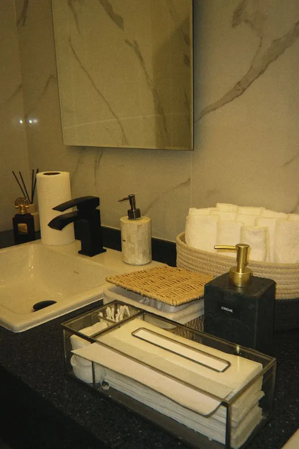 34 مدل چیدمان سرویس بهداشتی؛ ترفندهایی که خونه رو لوکستر میکنه! 7 Bathroom layout 3