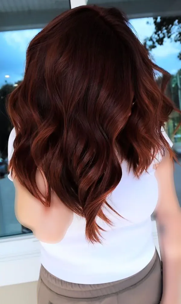 33 ایده رنگ مو شاه بلوطی؛ طبیعی، گرم و فوقالعاده دلنشین! 18 Chestnut hair color 11