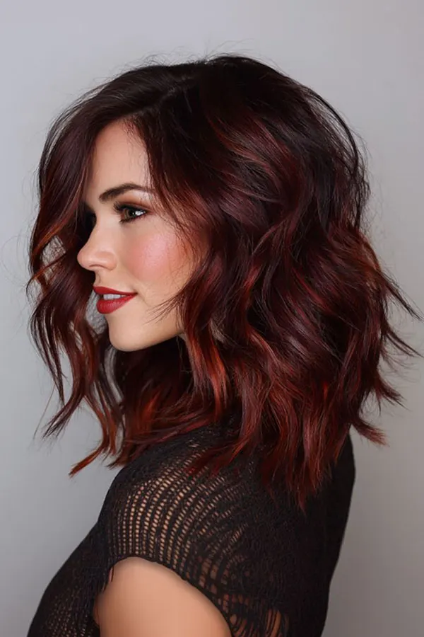 33 ایده رنگ مو شاه بلوطی؛ طبیعی، گرم و فوقالعاده دلنشین! 16 Chestnut hair color 12