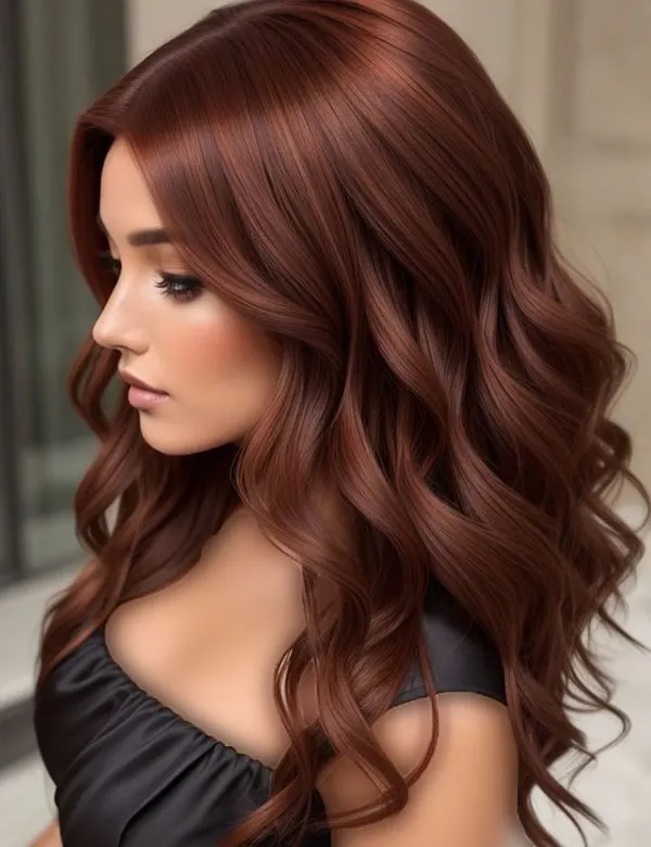 33 ایده رنگ مو شاه بلوطی؛ طبیعی، گرم و فوقالعاده دلنشین! 21 Chestnut hair color 14