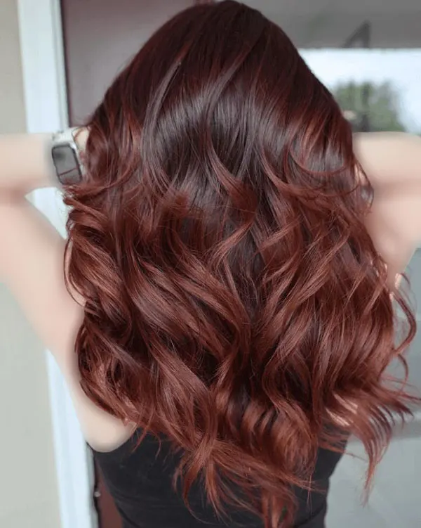 33 ایده رنگ مو شاه بلوطی؛ طبیعی، گرم و فوقالعاده دلنشین! 31 Chestnut hair color 18
