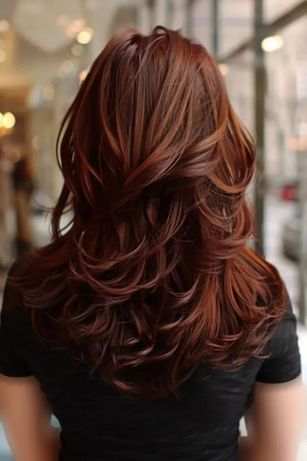 33 ایده رنگ مو شاه بلوطی؛ طبیعی، گرم و فوقالعاده دلنشین! 33 Chestnut hair color 20