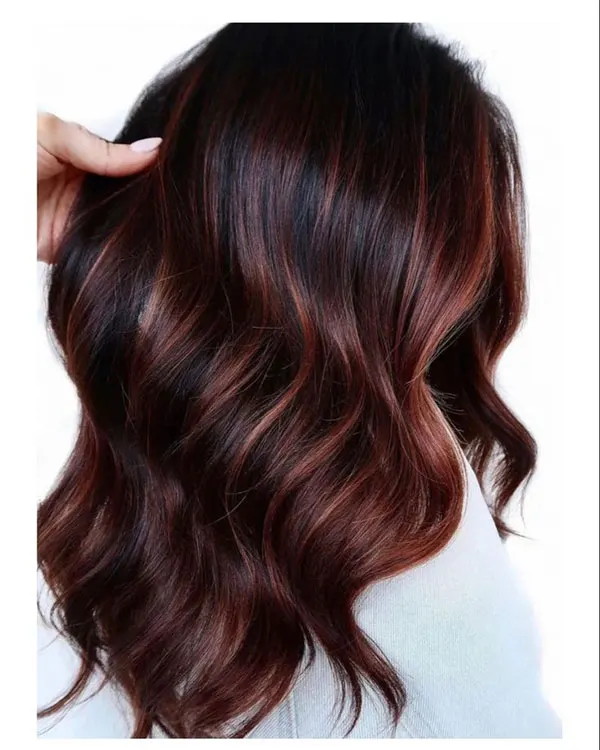 33 ایده رنگ مو شاه بلوطی؛ طبیعی، گرم و فوقالعاده دلنشین! 29 Chestnut hair color 22