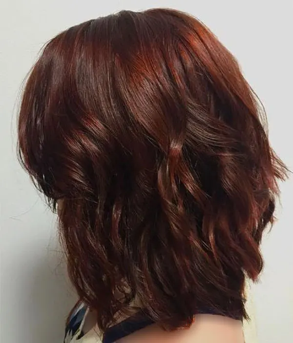 33 ایده رنگ مو شاه بلوطی؛ طبیعی، گرم و فوقالعاده دلنشین! 27 Chestnut hair color 26