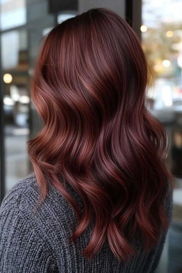 33 ایده رنگ مو شاه بلوطی؛ طبیعی، گرم و فوقالعاده دلنشین! 9 Chestnut hair color 31