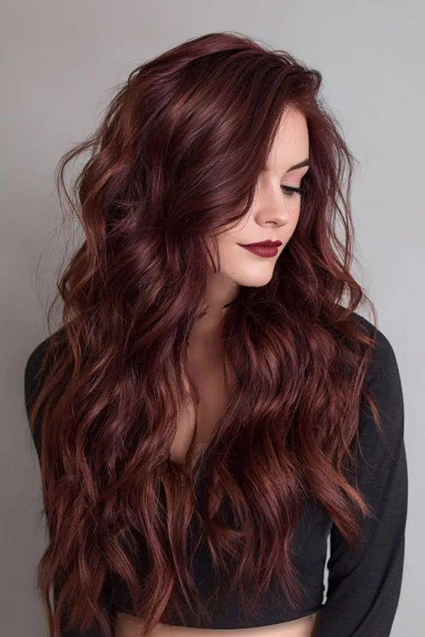 33 ایده رنگ مو شاه بلوطی؛ طبیعی، گرم و فوقالعاده دلنشین! 15 Chestnut hair color 8