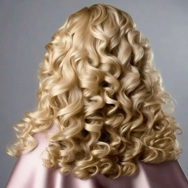 Coarse curly hairstyle 13