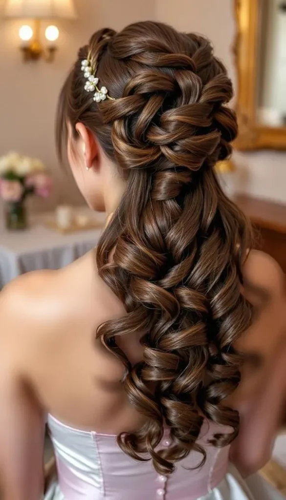 Coarse curly hairstyle 22