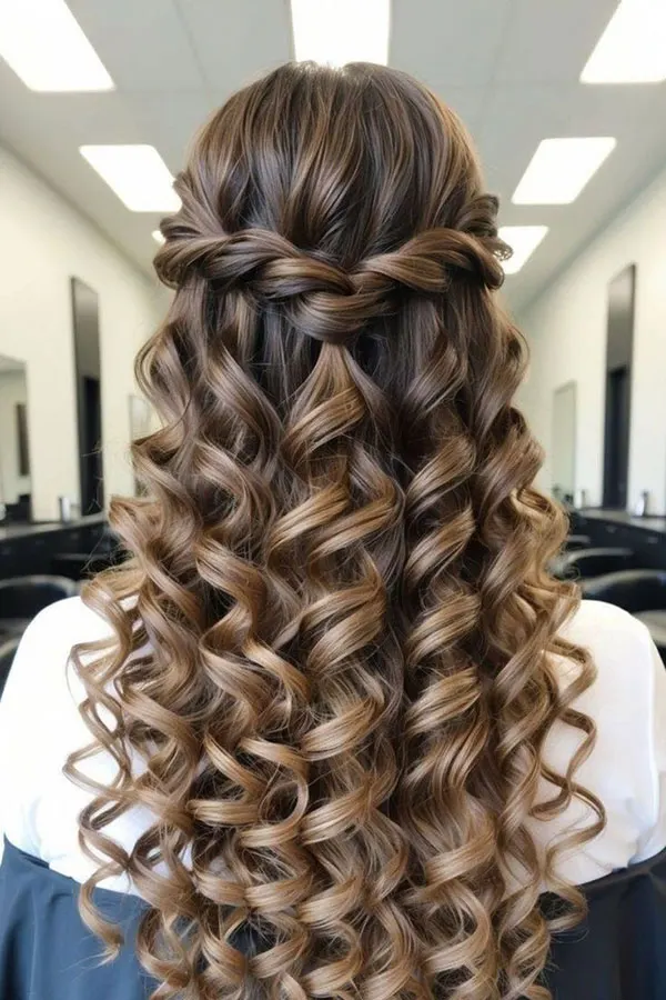 Coarse curly hairstyle 29