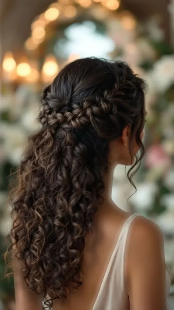 Curly party hairstyle 2