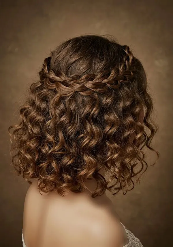Curly party hairstyle 28