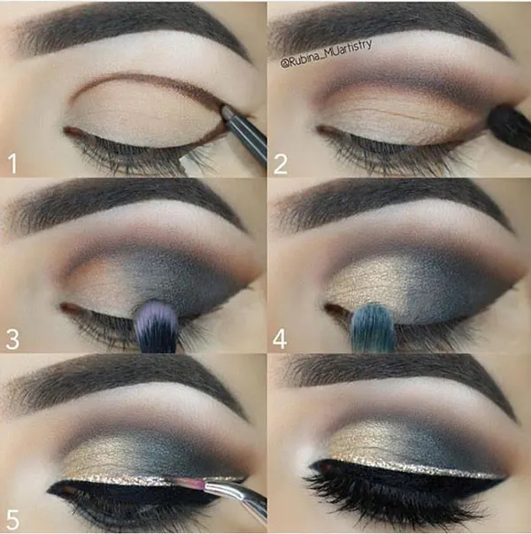 Eye makeup at home 19