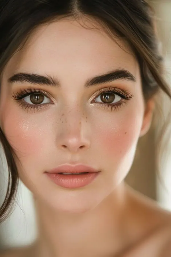 آرایش نود دخترانه خاص 2026؛ ترند محبوب دخترای مینیمال! 19 Girls nude makeup 17