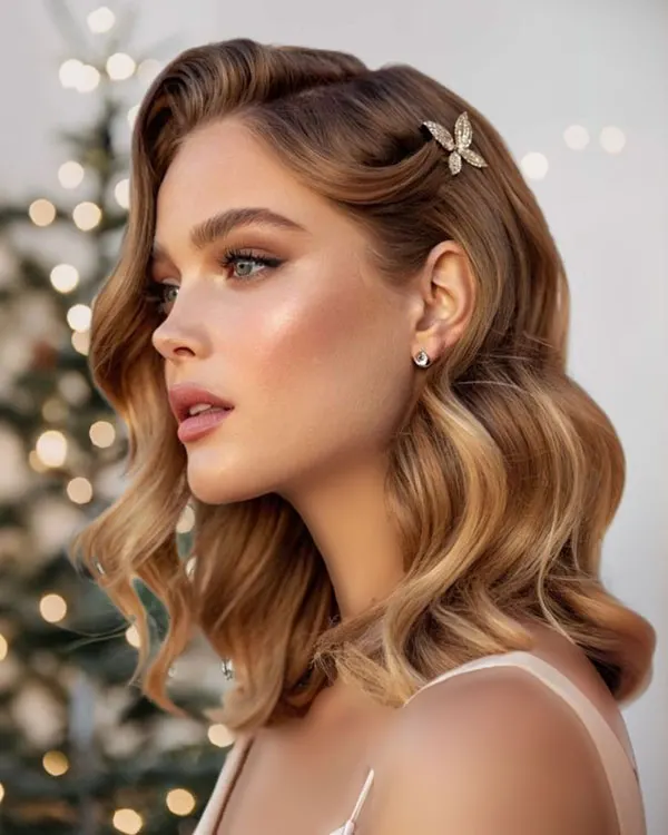 Hairstyle for a party 1