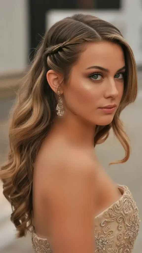 Hairstyle for a party 12