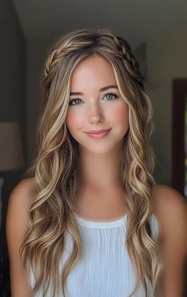 Hairstyle for a party 20