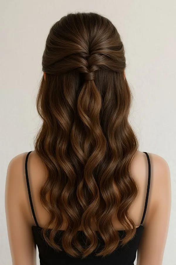 Hairstyle for a party 23