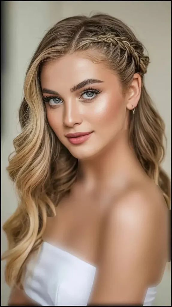 Hairstyle for a party 4