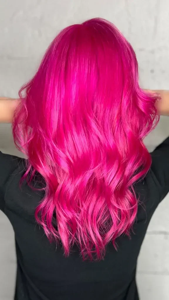 Magenta hair color 1