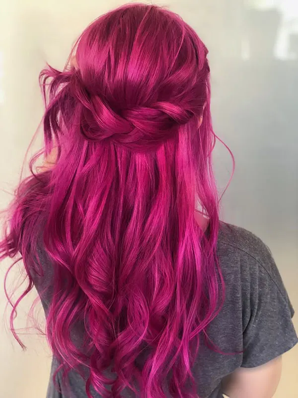 Magenta hair color 11
