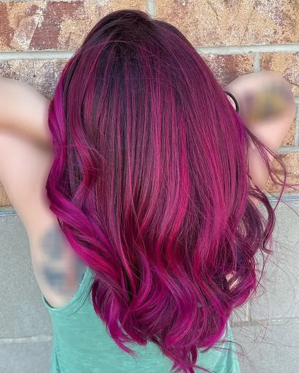 Magenta hair color 12
