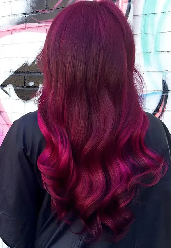 Magenta hair color 16