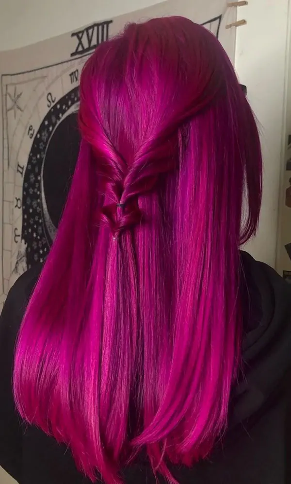Magenta hair color 17