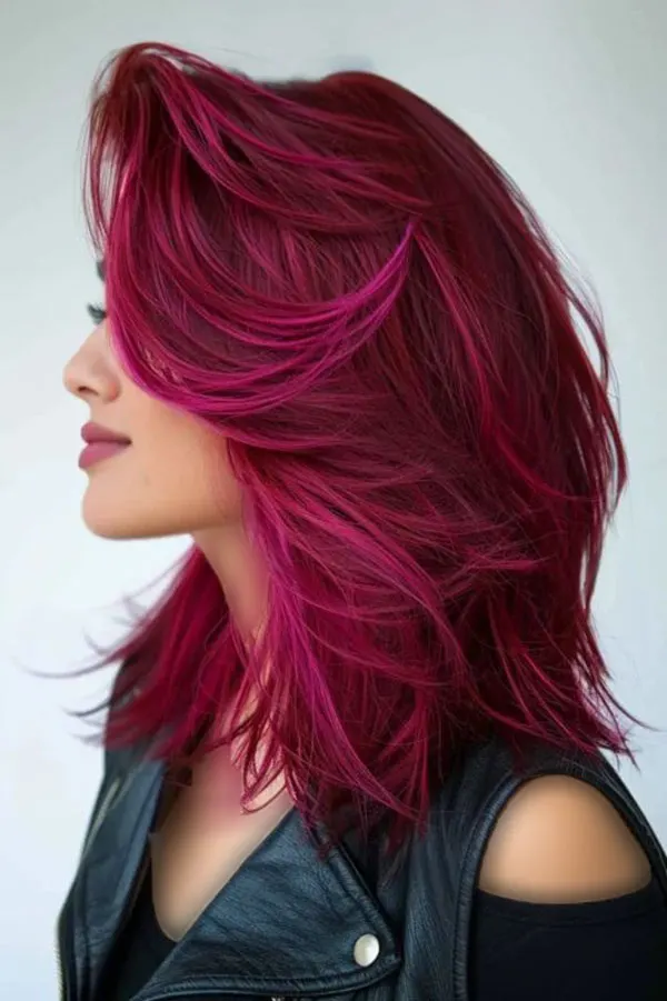 Magenta hair color 2