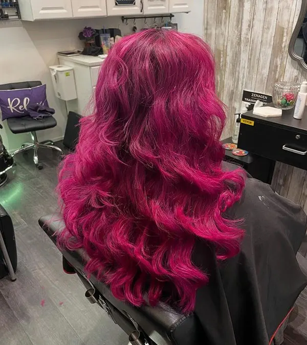 Magenta hair color 22