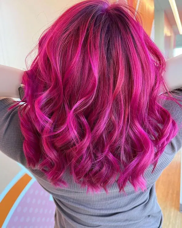 Magenta hair color 25