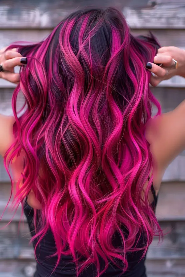 Magenta hair color 26