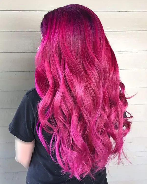 Magenta hair color 29