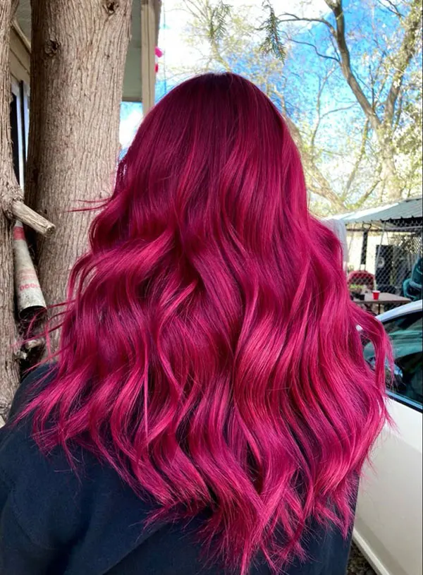 Magenta hair color 4